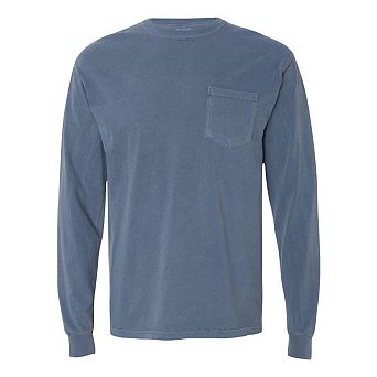 Comfort Colors Garment-Dyed Heavyweight Long Sleeve Pocket T-Shirt