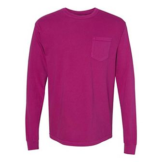 Comfort Colors Garment-Dyed Heavyweight Long Sleeve Pocket T-Shirt