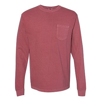 Comfort Colors Garment-Dyed Heavyweight Long Sleeve Pocket T-Shirt