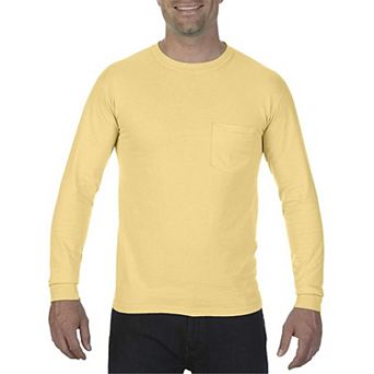 Comfort Colors Garment-Dyed Heavyweight Long Sleeve Pocket T-Shirt