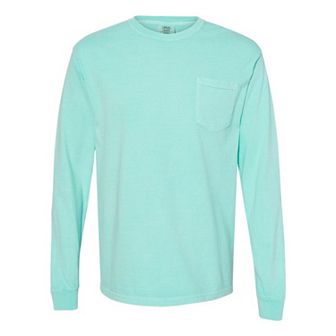 Comfort Colors Garment-Dyed Heavyweight Long Sleeve Pocket T-Shirt