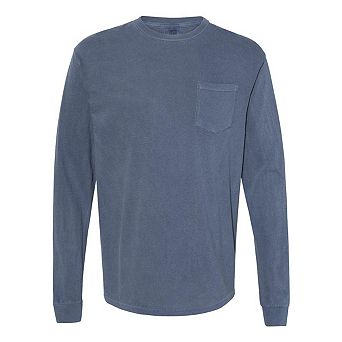 Comfort Colors Garment-Dyed Heavyweight Long Sleeve Pocket T-Shirt