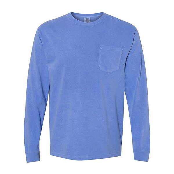 Comfort Colors Garment-dyed Heavyweight Long Sleeve Pocket T-shirt