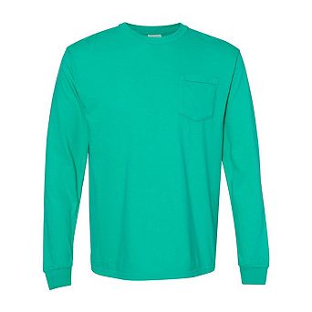 Comfort Colors Garment-Dyed Heavyweight Long Sleeve Pocket T-Shirt