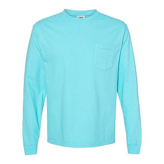 Comfort Colors Garment-Dyed Heavyweight Long Sleeve Pocket T-Shirt