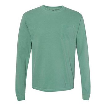Comfort Colors Garment-Dyed Heavyweight Long Sleeve Pocket T-Shirt