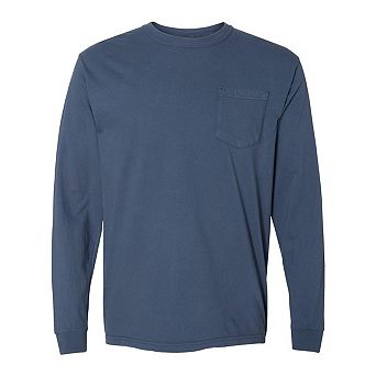 Comfort Colors Garment-Dyed Heavyweight Long Sleeve Pocket T-Shirt