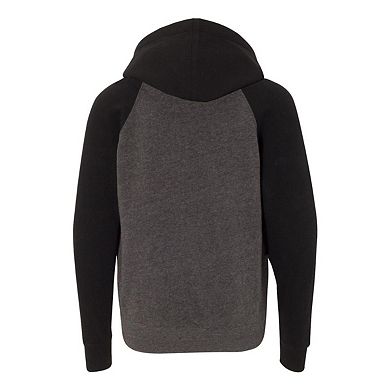 Independent Trading Co. Youth Special Blend Raglan Hooded Sweatshirt