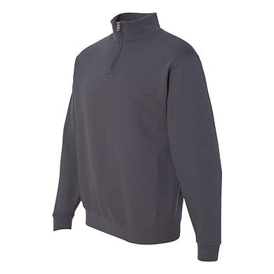 JERZEES Nublend Cadet Collar Quarter-Zip Sweatshirt