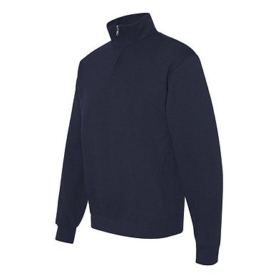 Jerzees Nublend Cadet Collar Quarter-zip Sweatshirt