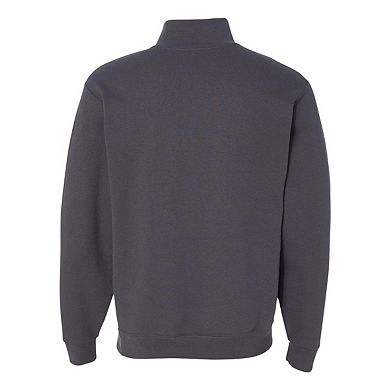 JERZEES Nublend Cadet Collar Quarter-Zip Sweatshirt