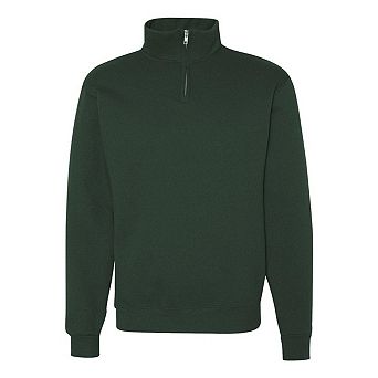 Jerzees Nublend Cadet Collar Quarter-zip Sweatshirt