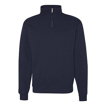 Jerzees Nublend Cadet Collar Quarter-zip Sweatshirt