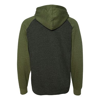 Independent Trading Co. Raglan Hooded Sweatshirt
