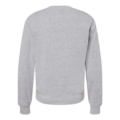 J. America Triblend Fleece Crewneck Sweatshirt