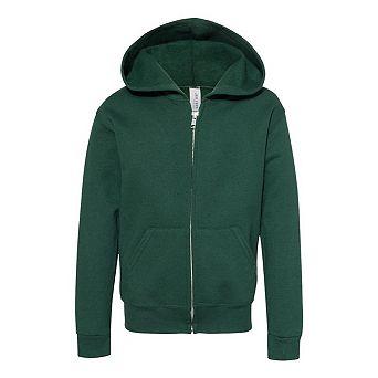 JERZEES NuBlend Youth Full-Zip Hooded Sweatshirt