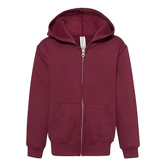 JERZEES NuBlend Youth Full-Zip Hooded Sweatshirt