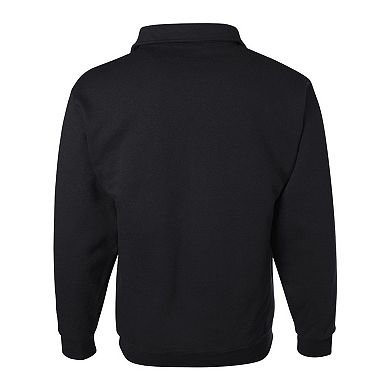 JERZEES Super Sweats NuBlend Quarter-Zip Cadet Collar Sweatshirt