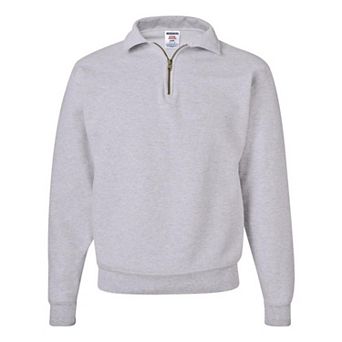 JERZEES Super Sweats NuBlend Quarter-Zip Cadet Collar Sweatshirt