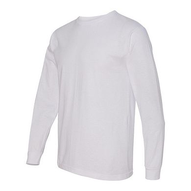 Bayside 100% Cotton Long Sleeve T-shirt