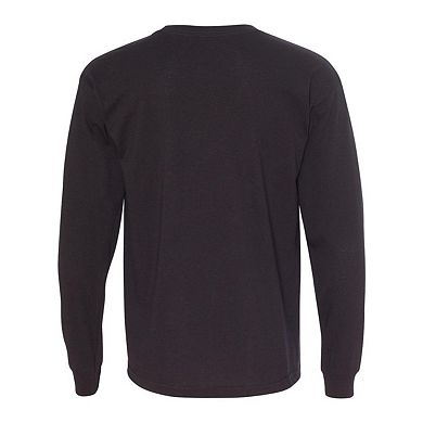 Bayside 100% Cotton Long Sleeve T-shirt