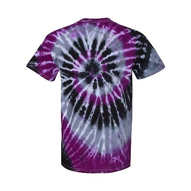 Dyenomite Multi-color Spiral Tie-dyed T-shirt