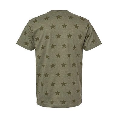 Code Five Star Print Tee