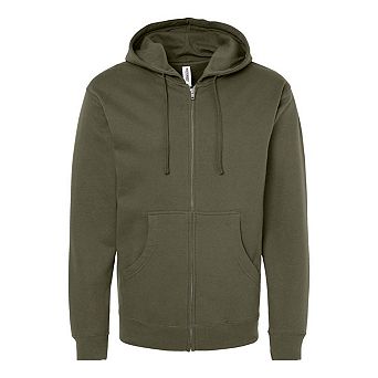 Independent Trading Co. Midweight Full-Zip Hooded Sweatshirt