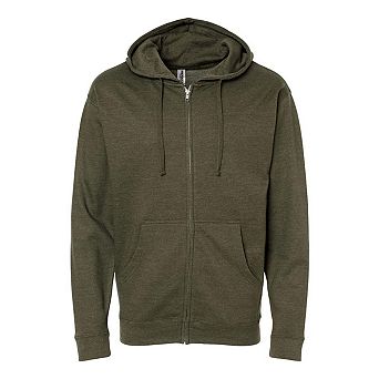 Independent Trading Co. Midweight Full-Zip Hooded Sweatshirt