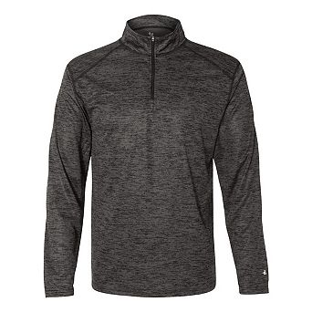 Badger Tonal Blend Quarter-zip Pullover