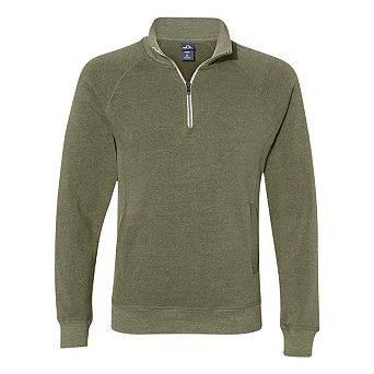 J. America Triblend Quarter-Zip Sweatshirt