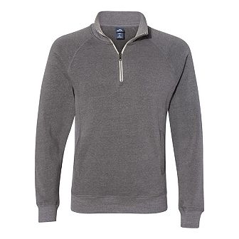 J. America Triblend Quarter-Zip Sweatshirt