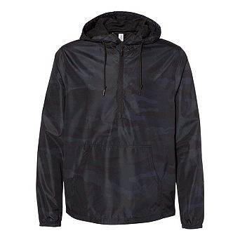 Independent Trading Co. Lightweight Quarter-Zip Windbreaker Pullover Jacket