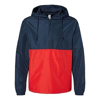 Independent Trading Co. Lightweight Quarter-Zip Windbreaker Pullover Jacket