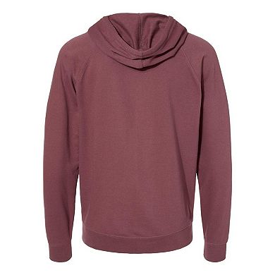 Independent Trading Co. Icon Lightweight Loopback Terry Full-Zip Hooded Sweatshirt