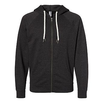 Independent Trading Co. Icon Lightweight Loopback Terry Full-zip Hooded Sweatshirt