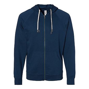 Independent Trading Co. Icon Lightweight Loopback Terry Full-zip Hooded Sweatshirt