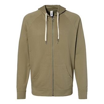 Independent Trading Co. Icon Lightweight Loopback Terry Full-Zip Hooded Sweatshirt