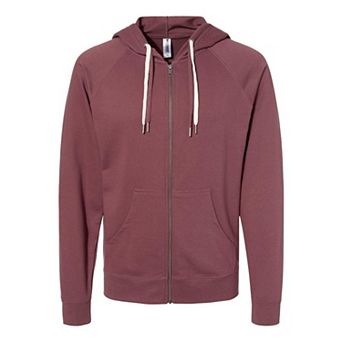 Independent Trading Co. Icon Lightweight Loopback Terry Full-zip Hooded Sweatshirt