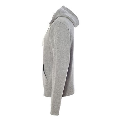 J. America Triblend Full-Zip Hooded Sweatshirt