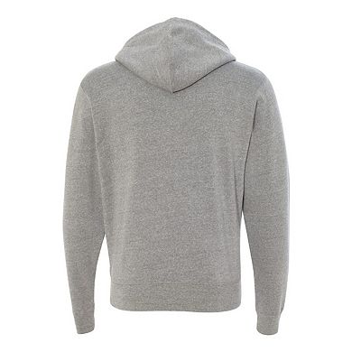 J. America Triblend Full-Zip Hooded Sweatshirt