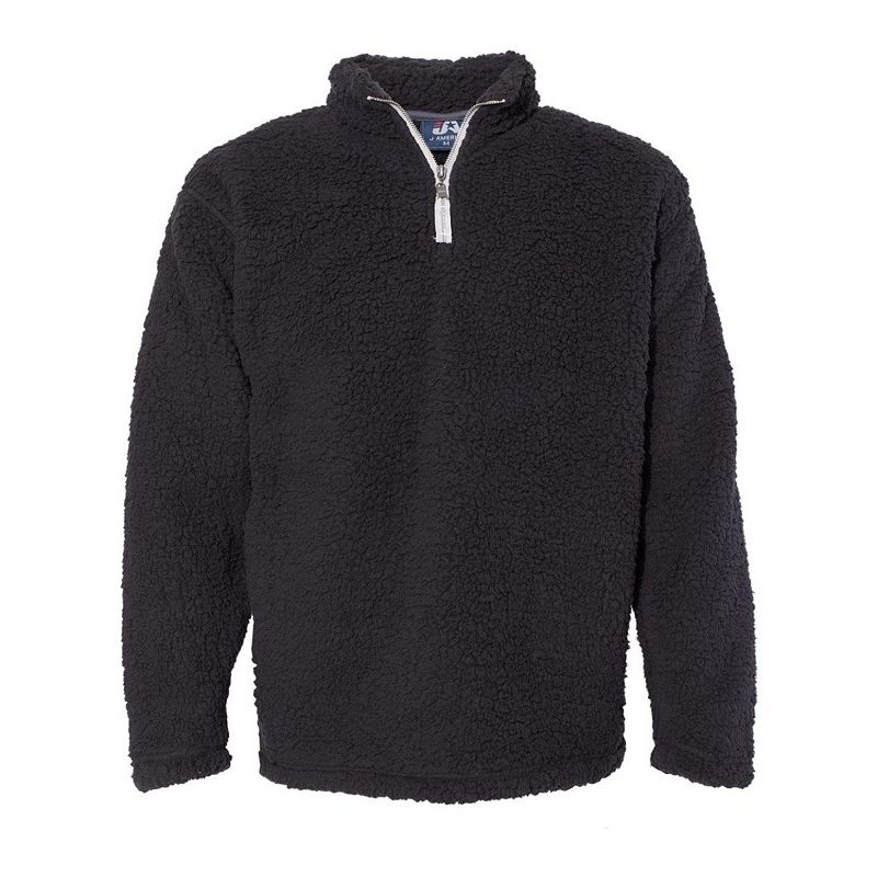 Fuzzy quarter zip on sale jacket