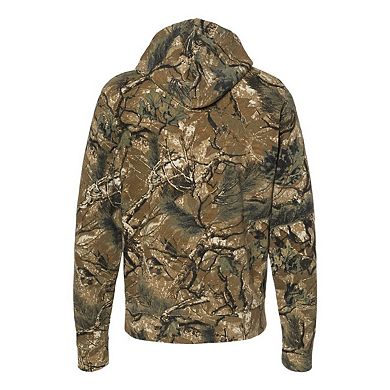 J. America Triblend Fleece Hooded Sweatshirt