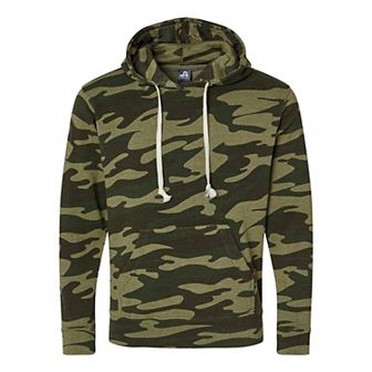 J. America Triblend Fleece Hooded Sweatshirt