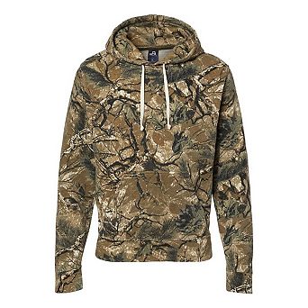 J. America Triblend Fleece Hooded Sweatshirt