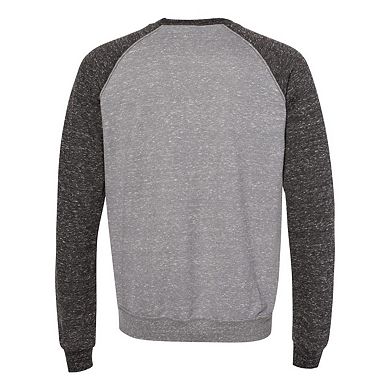 JERZEES Snow Heather French Terry Crewneck Sweatshirt