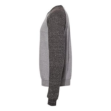 JERZEES Snow Heather French Terry Crewneck Sweatshirt
