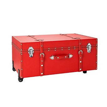 Texture® Brand Storage Trunk with Wheels