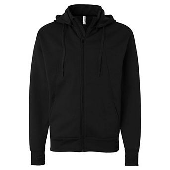 Independent Trading Co. Poly-Tech Full-Zip Hooded Sweatshirt