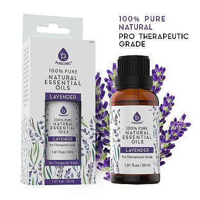 Pursonic 100% Pure Natural Essential Oils, Pro Therapeutic Grade 30ML (LAVENDER)